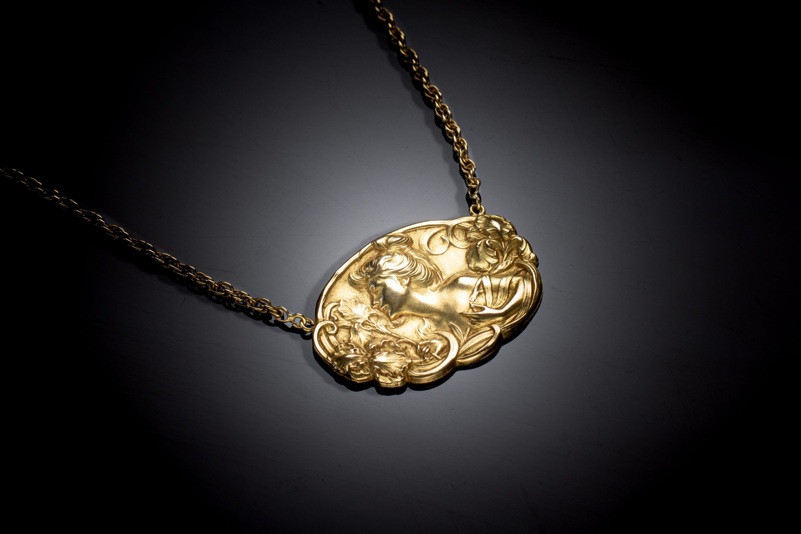 French Art Nouveau necklace-1