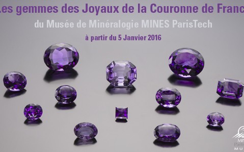 Collection de gemmes des joyaux de la couronne de France du musée de Minéralogie de Mines ParisTech