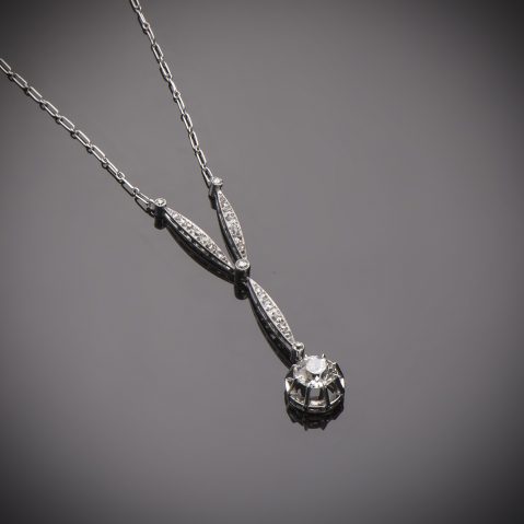 Collier diamants Art Déco (vers 1930)