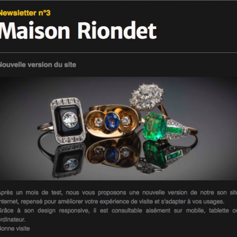 Newsletter Maison Riondet # 3