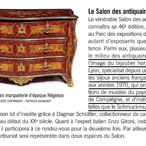 Retrouvez-nous dans La Gazette Drouot