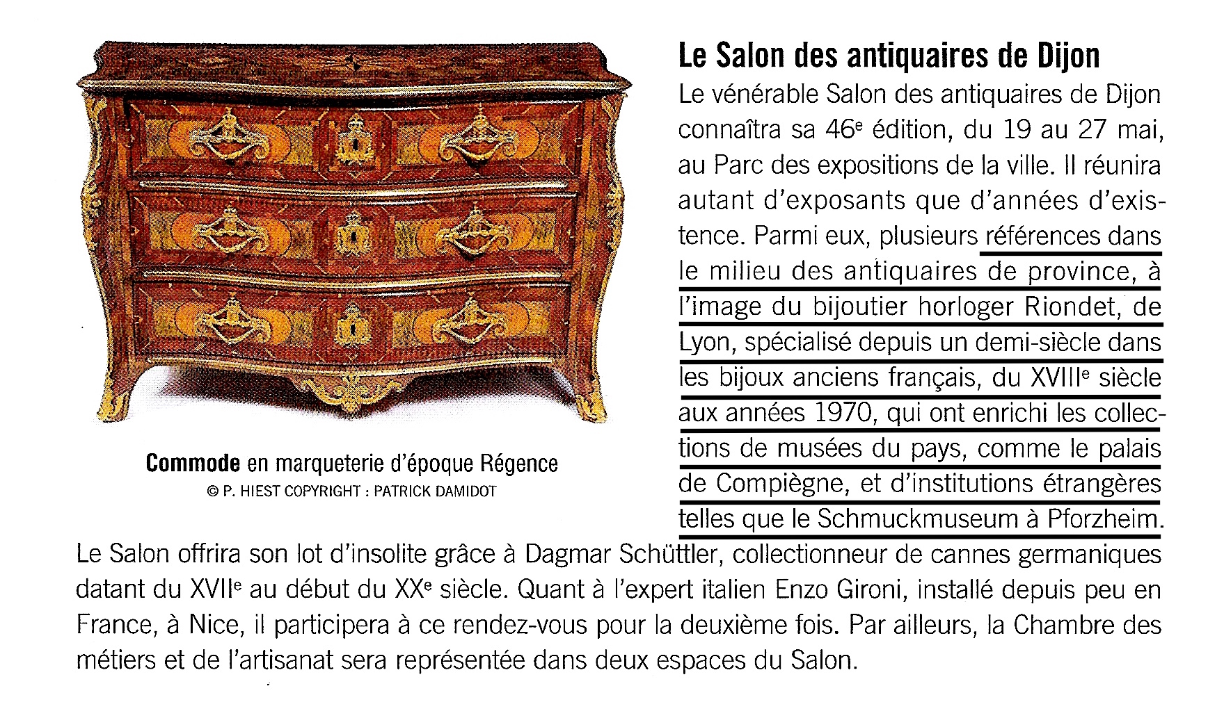 Retrouvez-nous dans La Gazette Drouot