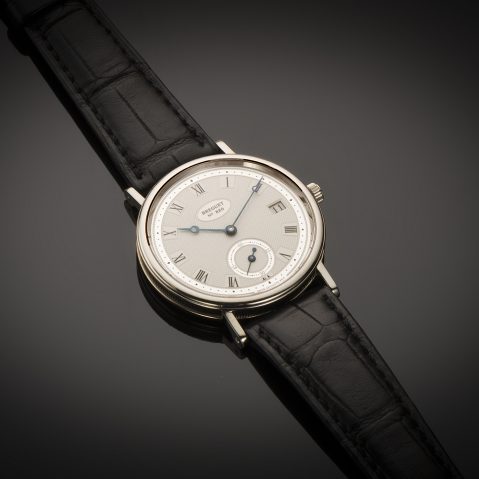 Montre Breguet classique date or gris