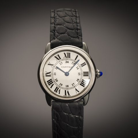 Montre Cartier ronde solo