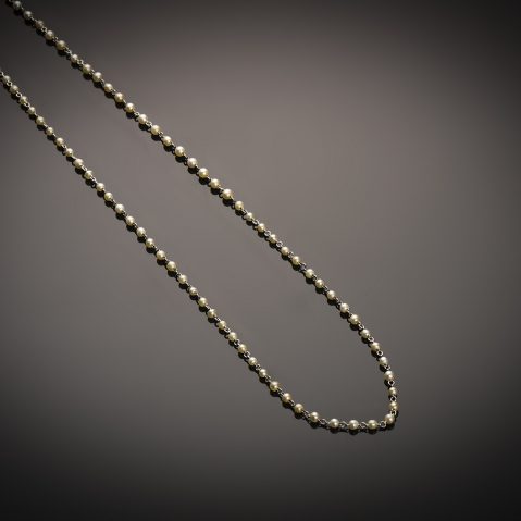 Collier perles fines Art Déco