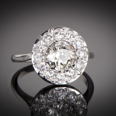 Bague Art Déco diamants (2,30 carats)