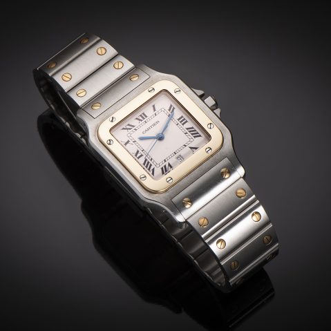 Montre Cartier Santos or & acier