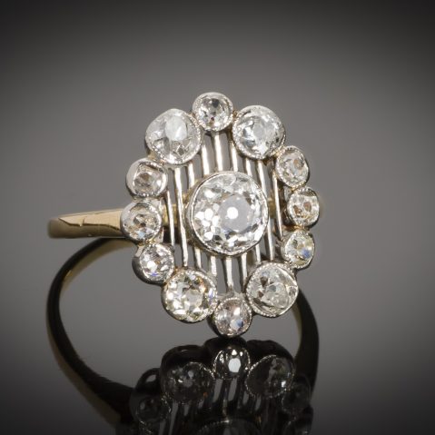 Bague début XXe siècle diamants (1,40 carat)