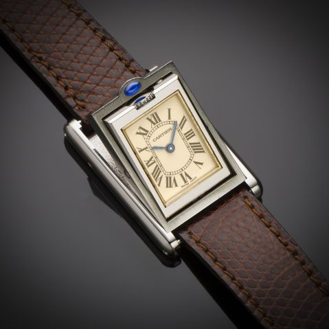 Montre Cartier basculante lady