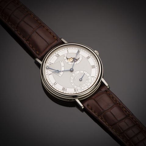 Montre Breguet à complications or gris