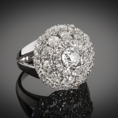 Bague Boucheron diamants vers 1950