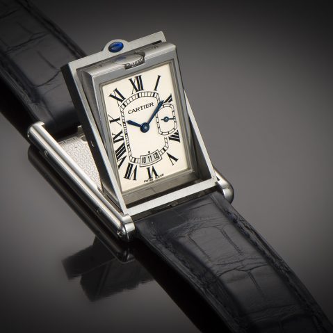 Montre Cartier basculante Grante Taille (full set)