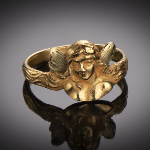 Bague Art nouveau (vers 1900)