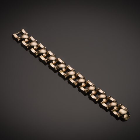 Bracelet « Tank » Or 750/1000 vers 1940