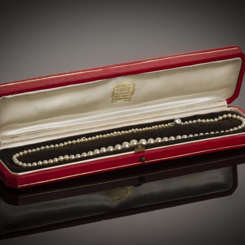 Collier Cartier circa 1929 perles fines (certificat LFG)