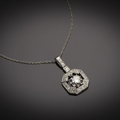 Pendentif diamants Art Déco (vers 1930)