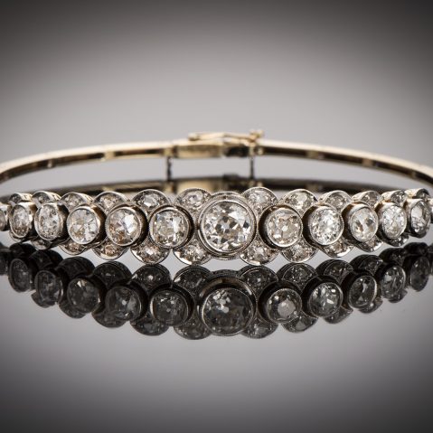Bracelet diamants (3,80 carats) vers 1920