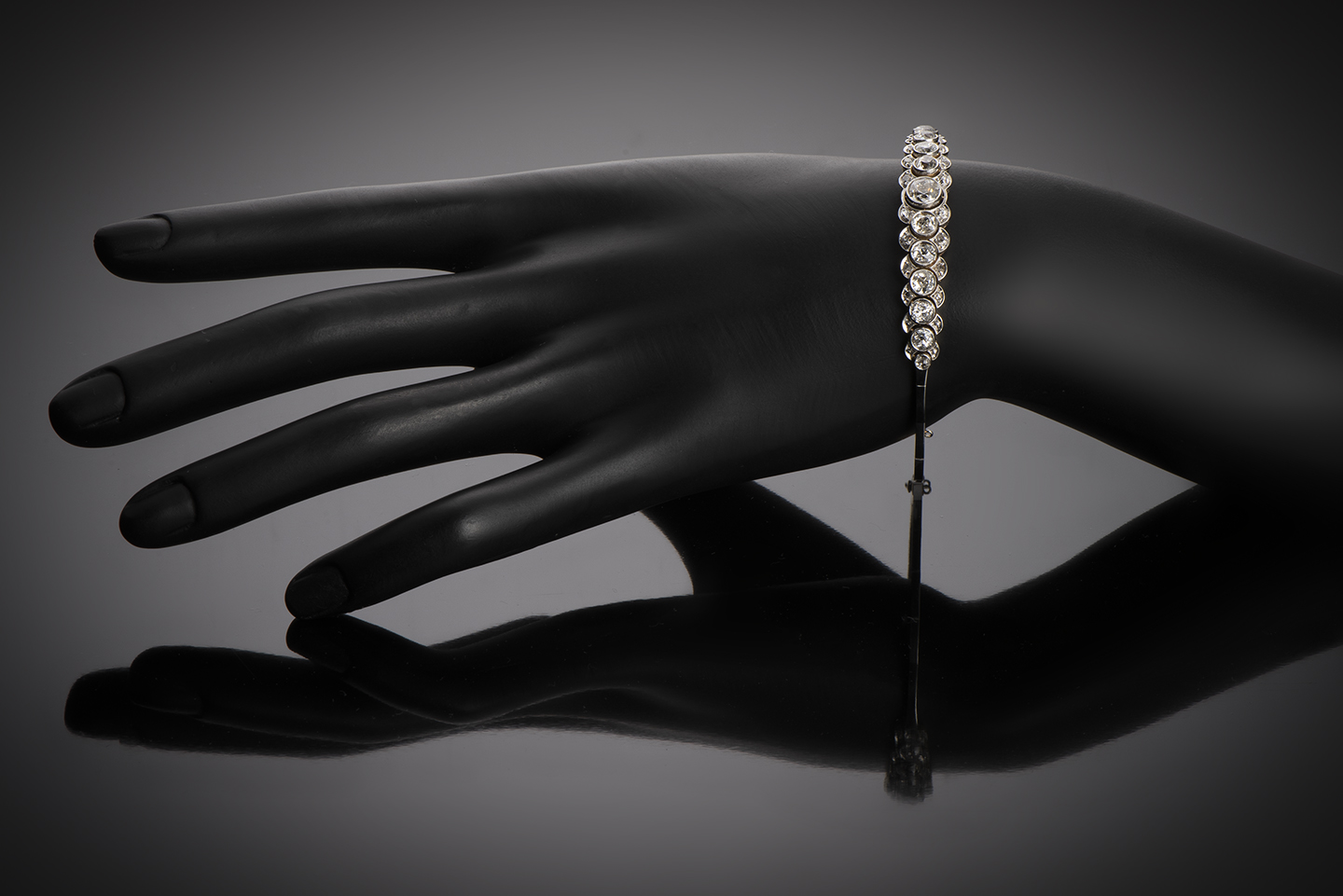 Bracelet diamants (3,80 carats) vers 1920-2