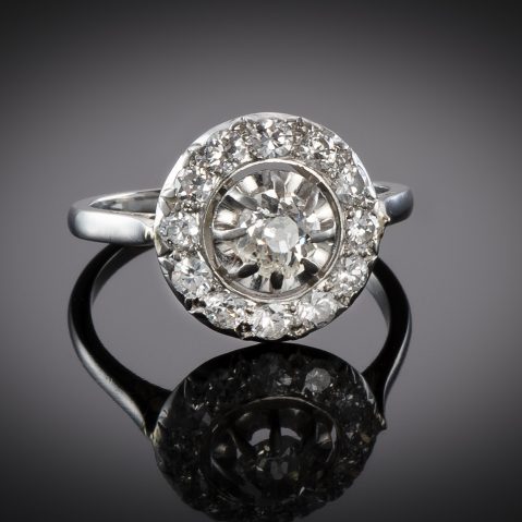 Bague diamants (1,10 carat) vers 1930