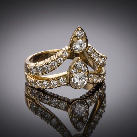 Bague Van Cleef & Arpels diamants vintage