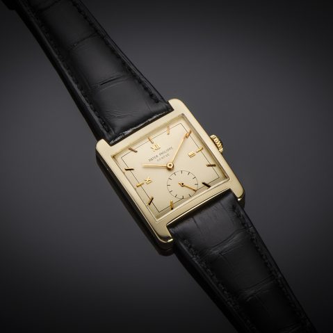 Montre Patek Philippe de 1952 or (avec extrait des registres)