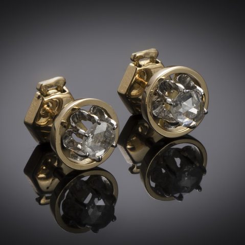 Boucles d’oreilles diamants vers 1920
