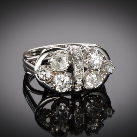 Bague diamants vers 1950