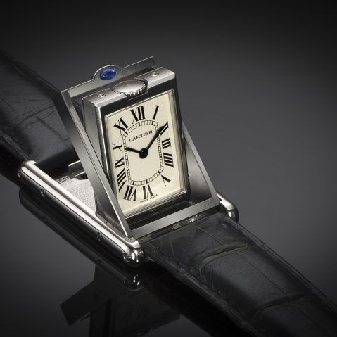 Montre Tank Cartier basculante