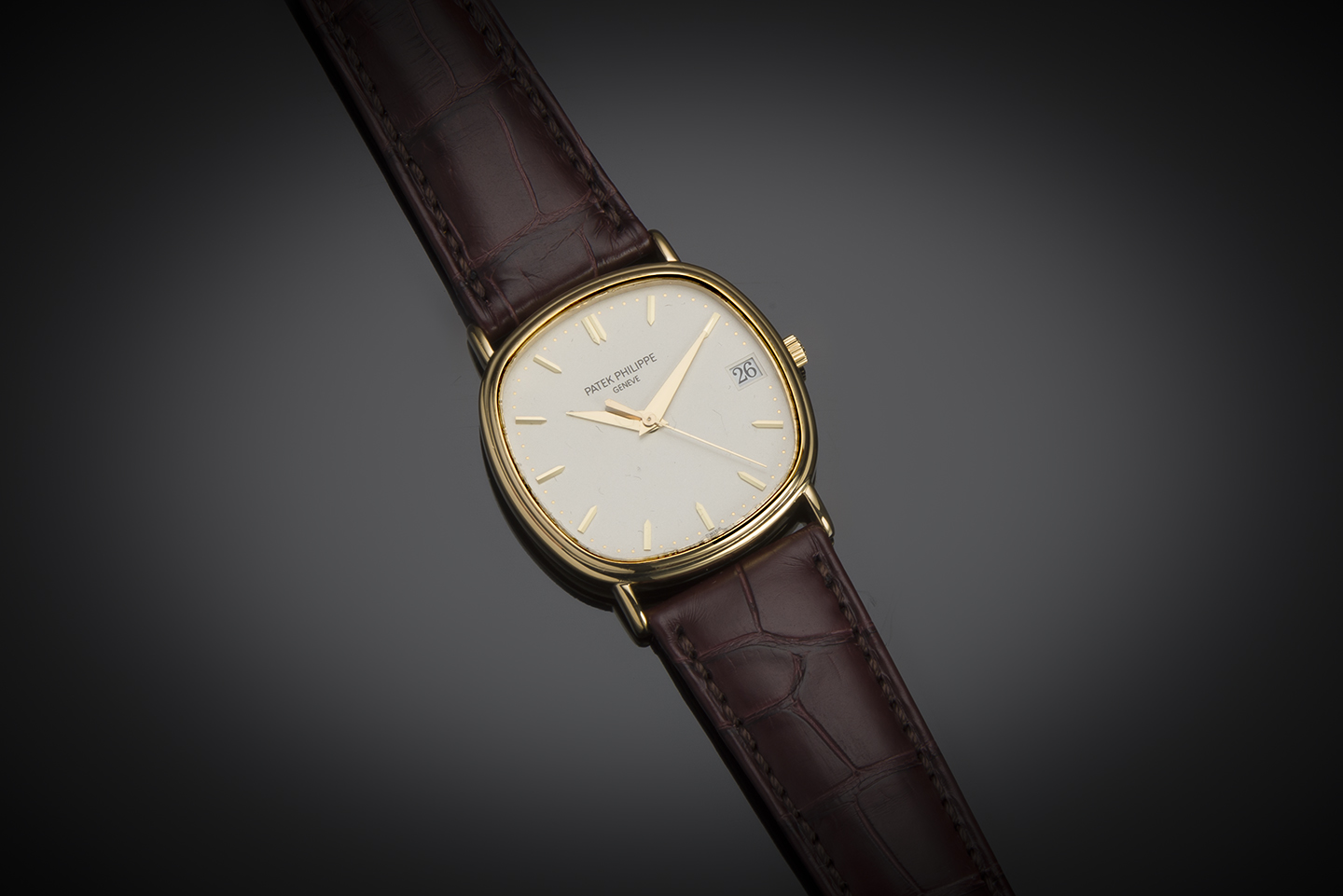 Montre Patek Philippe automatique or (avec extrait des registres)