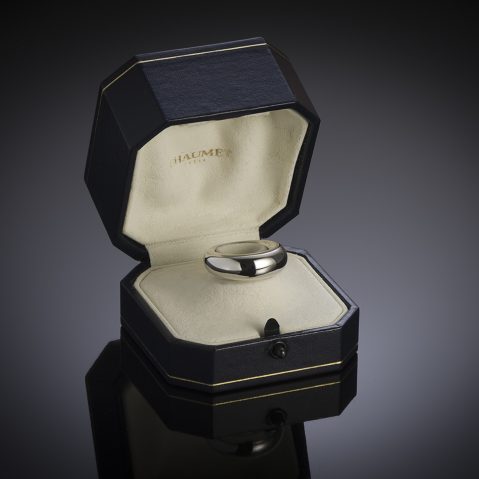 Bague Chaumet or blanc