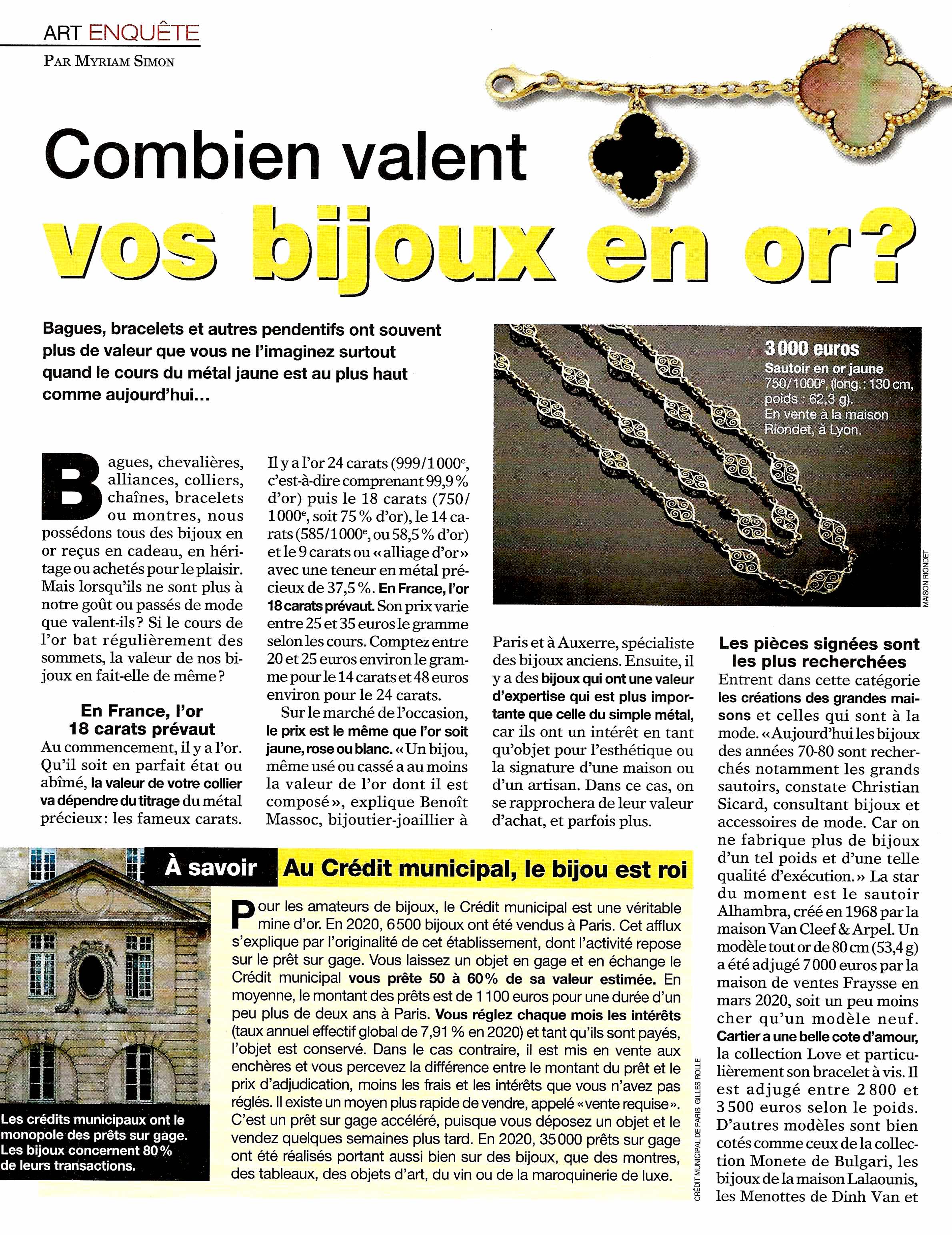 Magazine Le Revenu, avril 2021