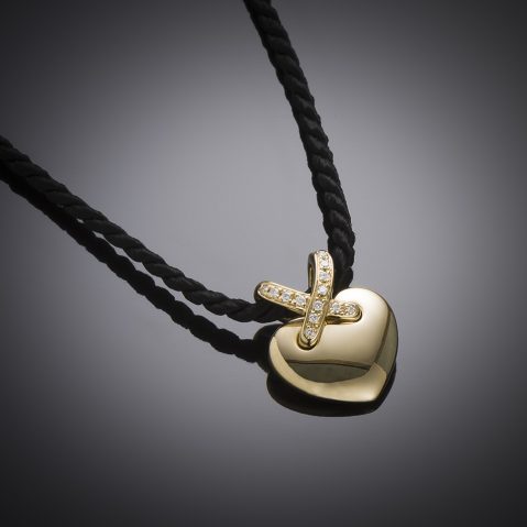 Pendentif Chaumet diamants