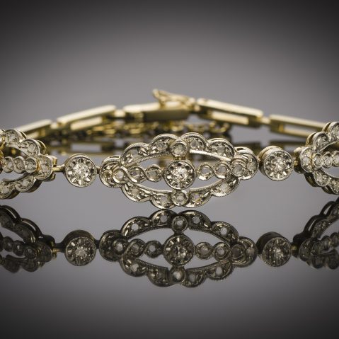Bracelet diamants début XXe siècle