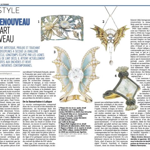 Le renouveau de l’Art nouveau aujourd’hui dans Le Figaro