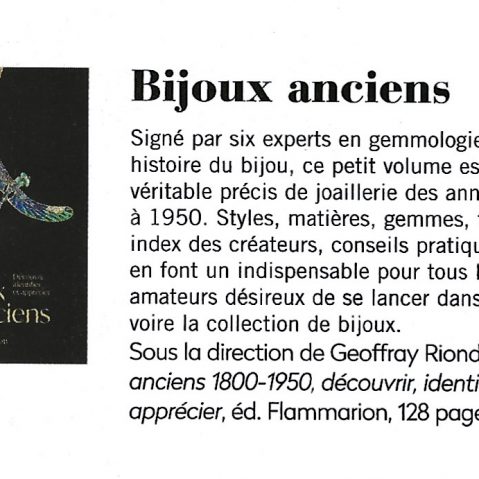 A lire dans la Gazette Drouot