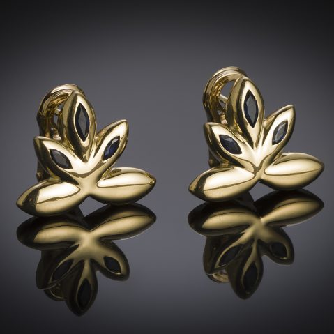 Boucles d’oreilles Chaumet saphirs