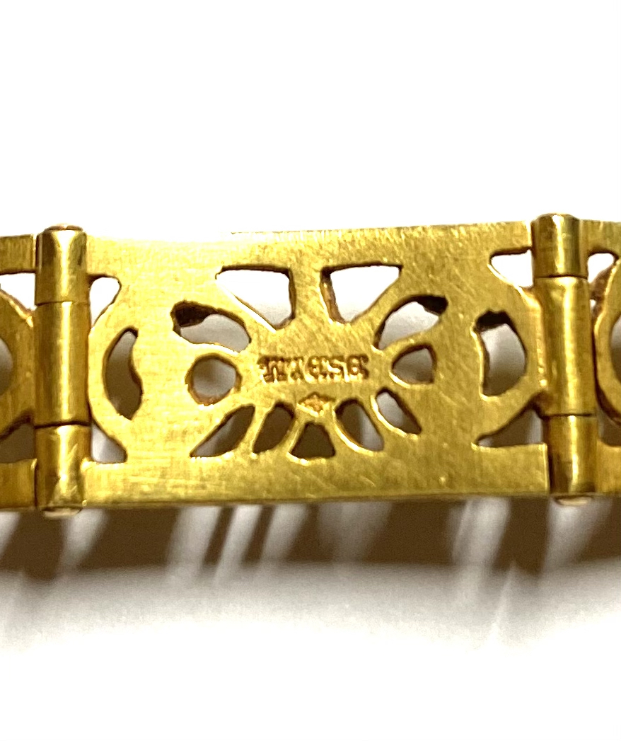 Bracelet néo-gothique Jules Wièse vers 1850 – 1860 (signé et poinçon de maître)-3