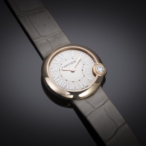 Montre Cartier Ballon Bleu diamant or (full set – modèle juin 2019)