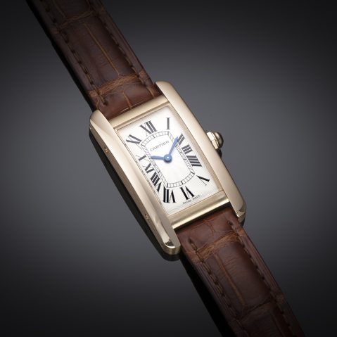 Montre Cartier Tank Américaine or rose – Full set – Modèle juin 2020