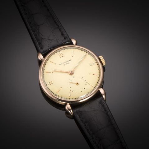 Montre Patek Philippe vintage vers 1940 grande taille or rose – Révision juin 2022