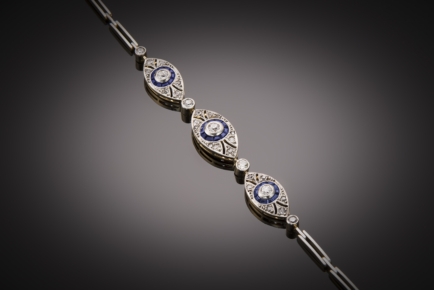 Bracelet Art Déco diamants – Travail français vers 1930-1