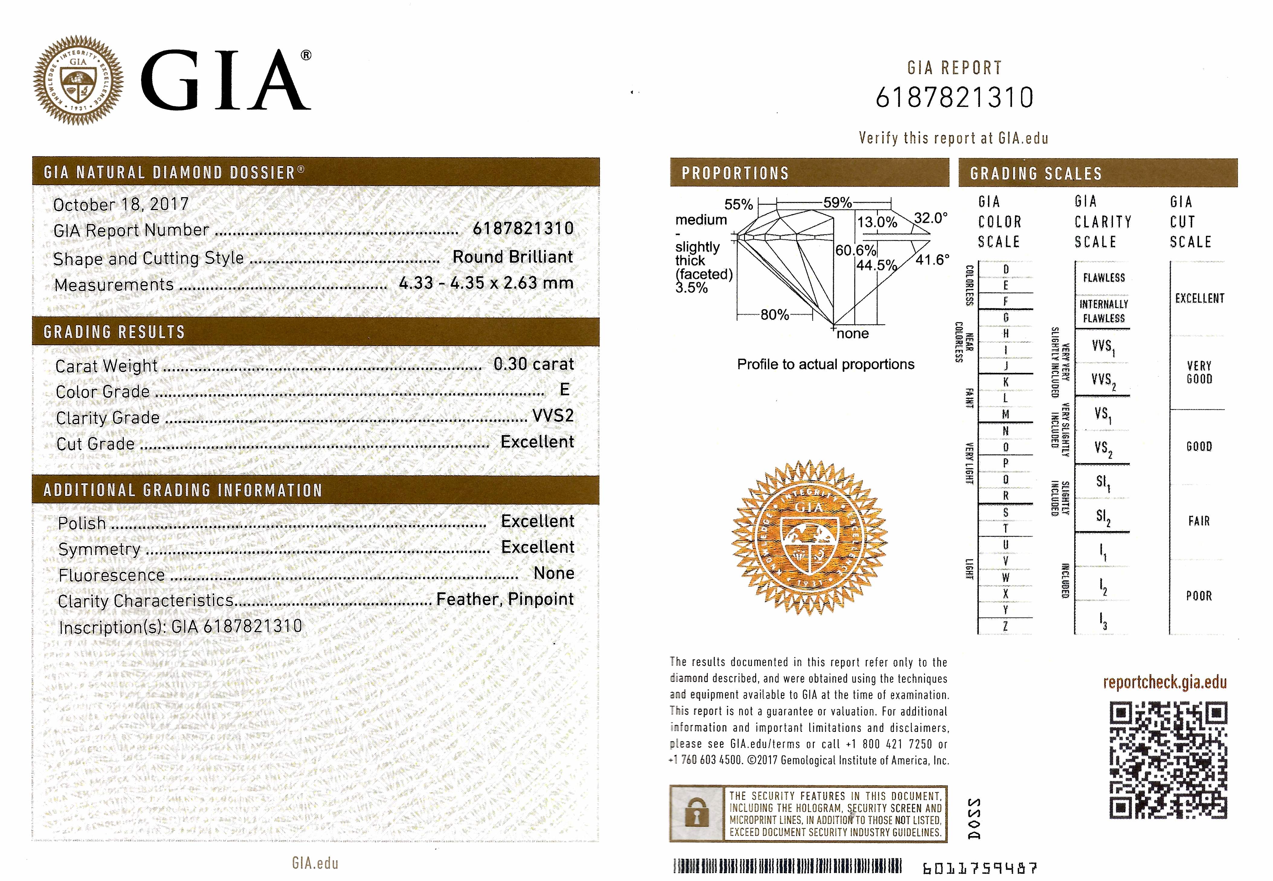 Solitaire Van Cleef & Arpels diamant en platine accompagné d’un certificat GIA (E VVS2), écrin et documents d’origine-3