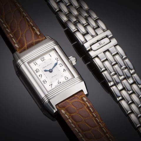 Montre Jaeger LeCoultre Reverso Duetto diamants (avec bracelet complémentaire acier, écrin et révision 2022)