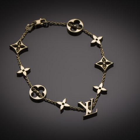 Bracelet Louis Vuitton Idylle Blossom en or