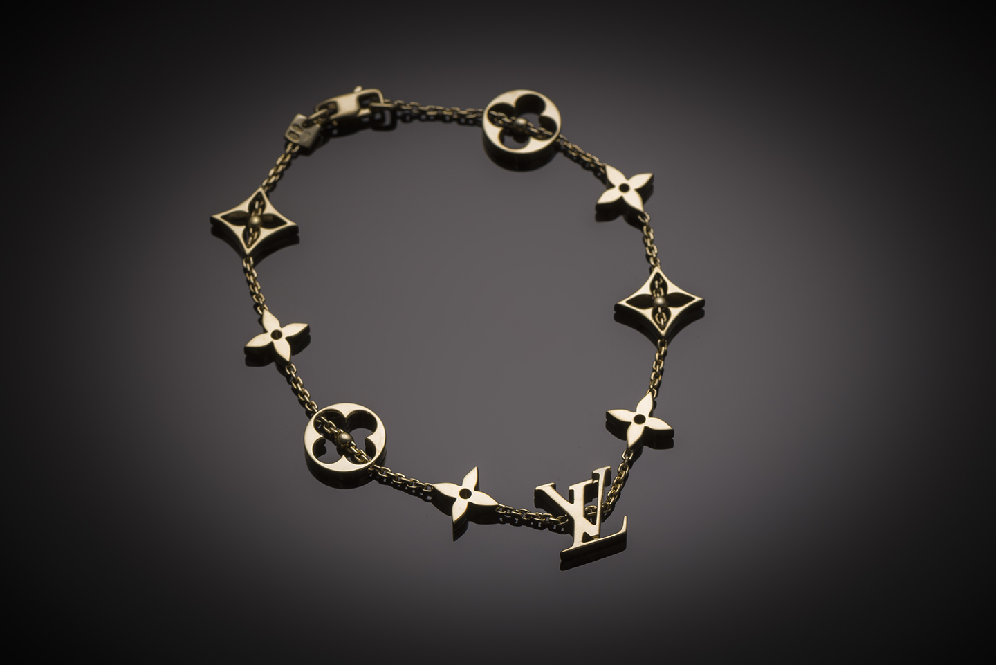 Bracelet Louis Vuitton Idylle Blossom en or-1