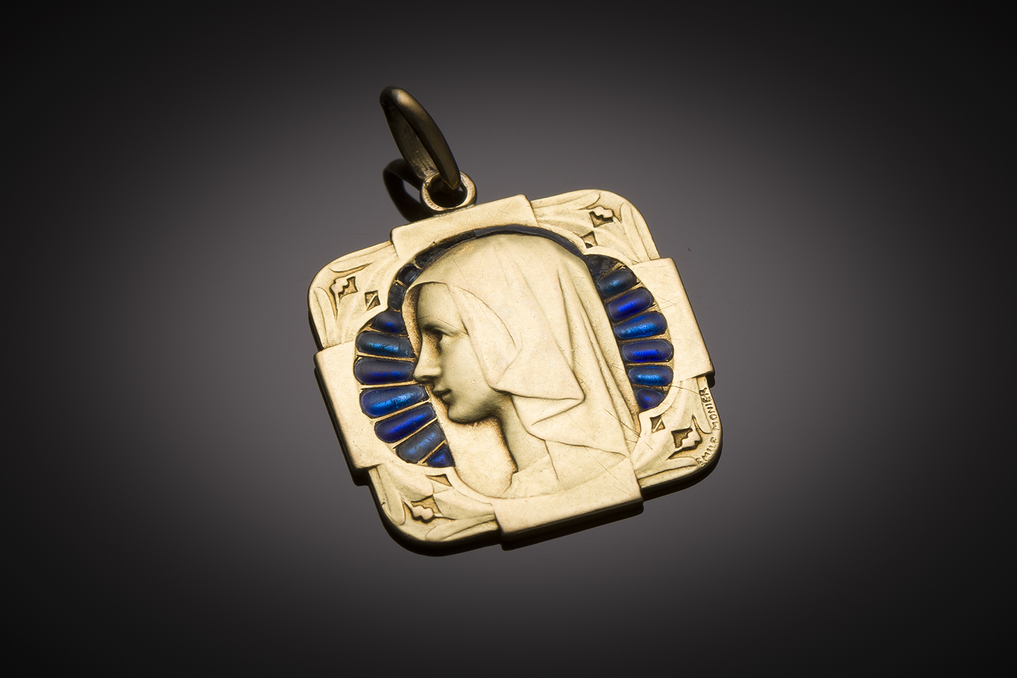 Médaille émaillée Art déco – Emile Monier-1