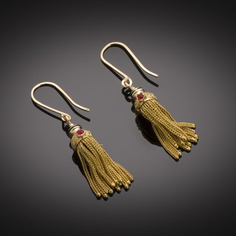 Boucles d’oreilles époque Napoléon III