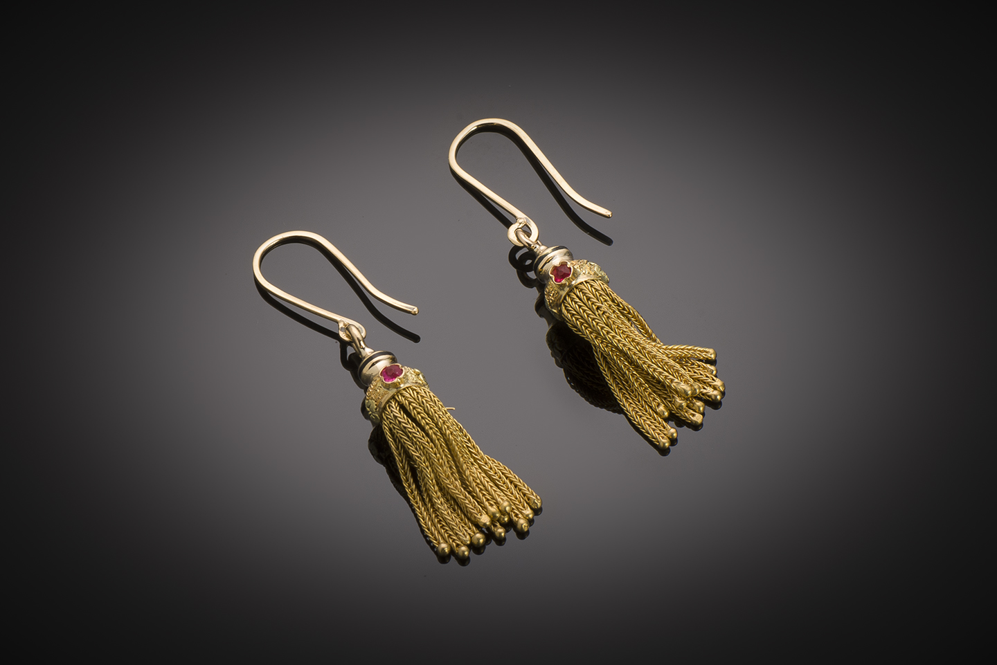 Boucles d’oreilles époque Napoléon III-1