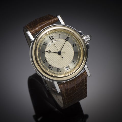 Montre Breguet Marine, or et acier (révision mars 2023) avec son écrin