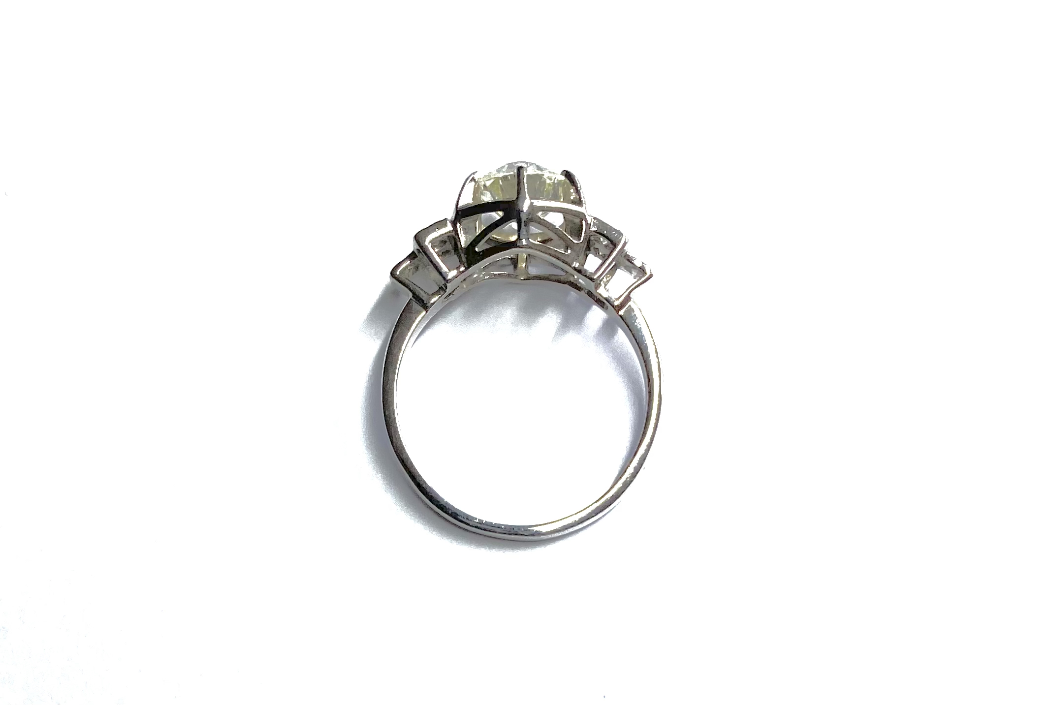 Bague Art déco diamants (principal 1,35 carat)-2